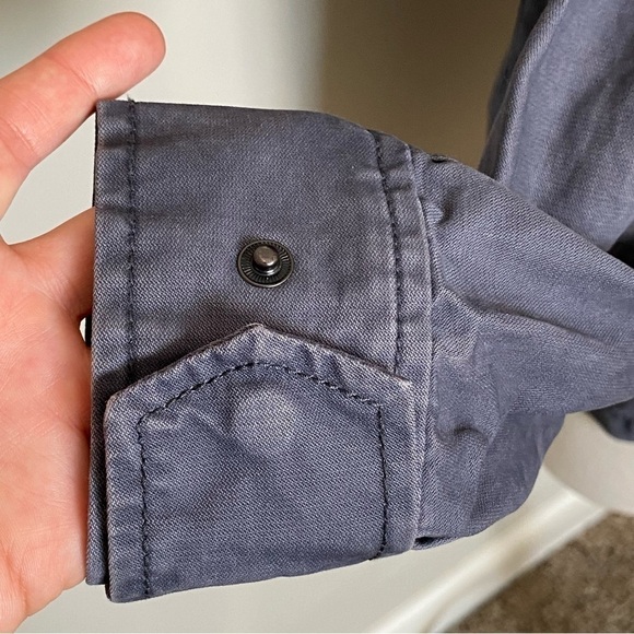 Madewell Fleet Utility Military Zip Jacket in Gray, size XS - Picture 8 of 16